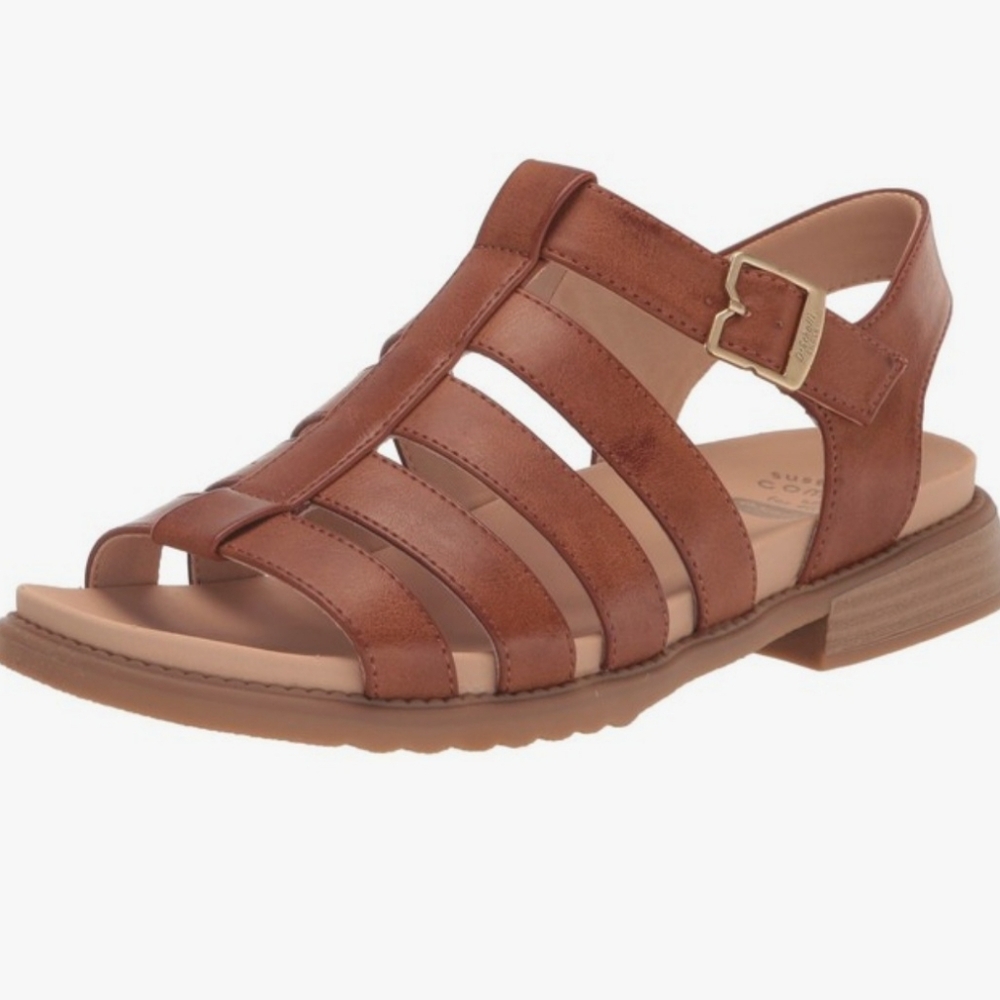 Dr. Scholl's Tan Strappy Sandals
